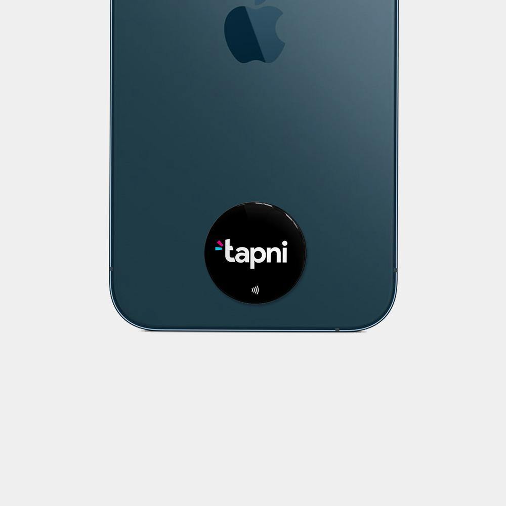 Tapni NFC Sticker Black