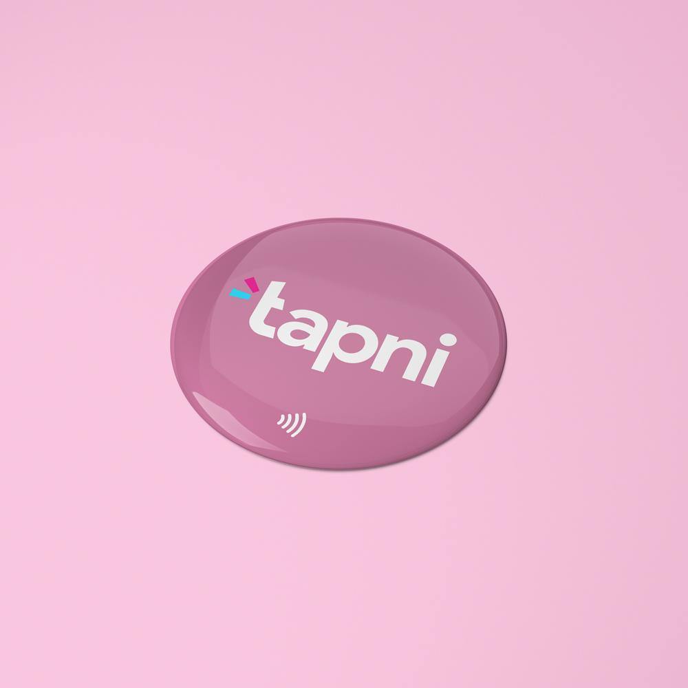 Tapni NFC Sticker Pink