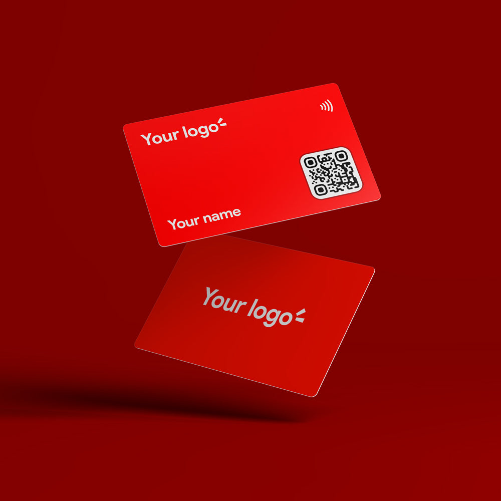 Tapni Card Red NFC Smart Business Card